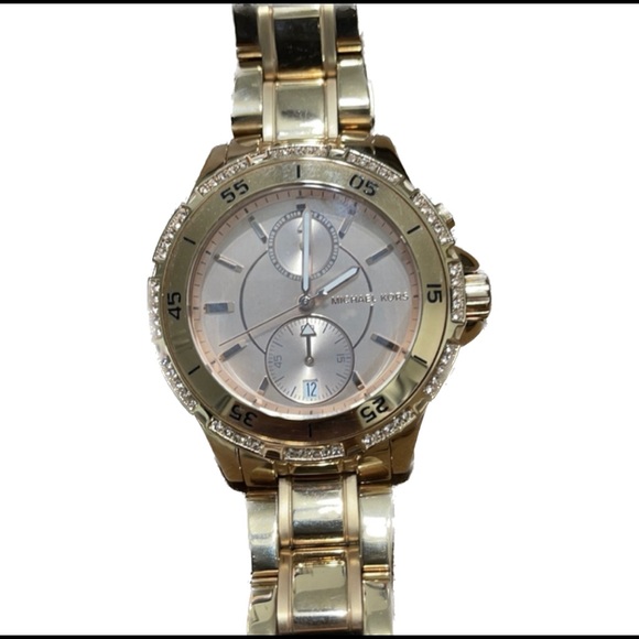 MK Rose Gold tone chronograph watch - Picture 1 of 8